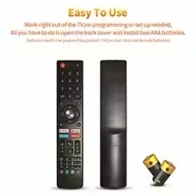 GCBLTV02ADBBT Remote Control Replaced Fit for CHIQ TV Remote Controller