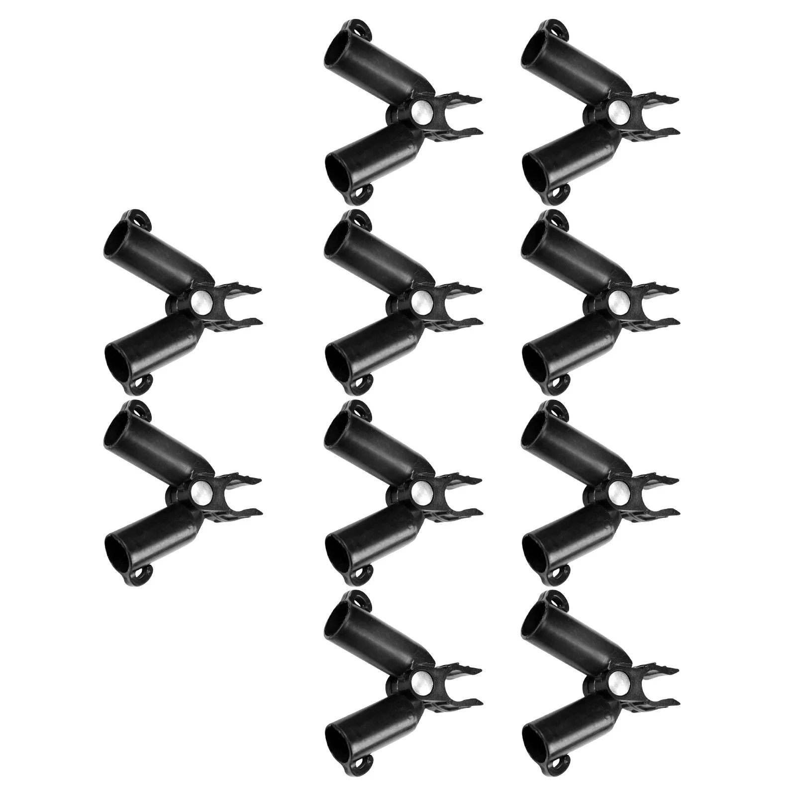 

10Pcs Adjustable Plant Connectors 0-70 Degrees Durable Plastic Stakes Connectors for Tomato Vine Cucumber Climbing Frame