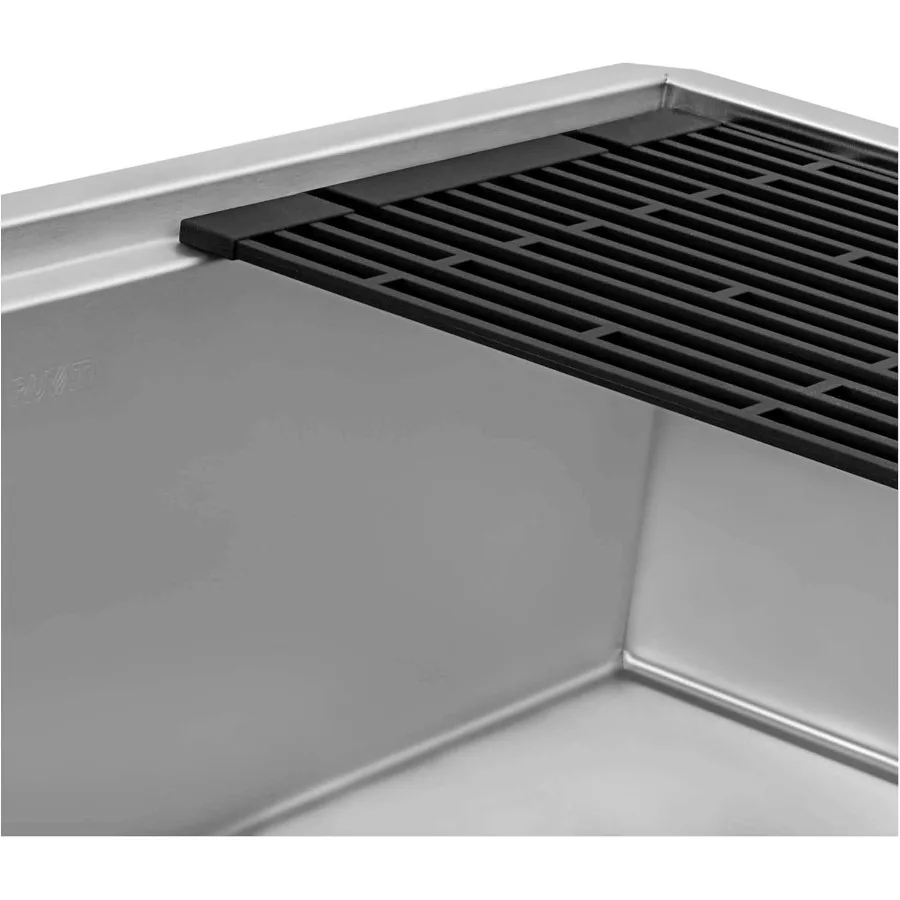 رف تجفيف قابل للطي مطلي بالسيليكون مع تصميم لوحة نافذة لأحواض محطة العمل مثالية لاستخدام حصيرة الأطباق والخريف SpaceSavin #6