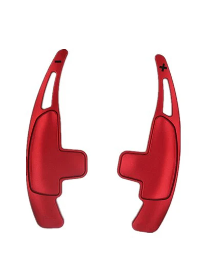 Red Aluminum Car Steering Wheel Paddle Extension Shift Paddles For Mercedes-Benz AMG C63 A45 CLA45 CLS63 C65-S63 SL63 E43