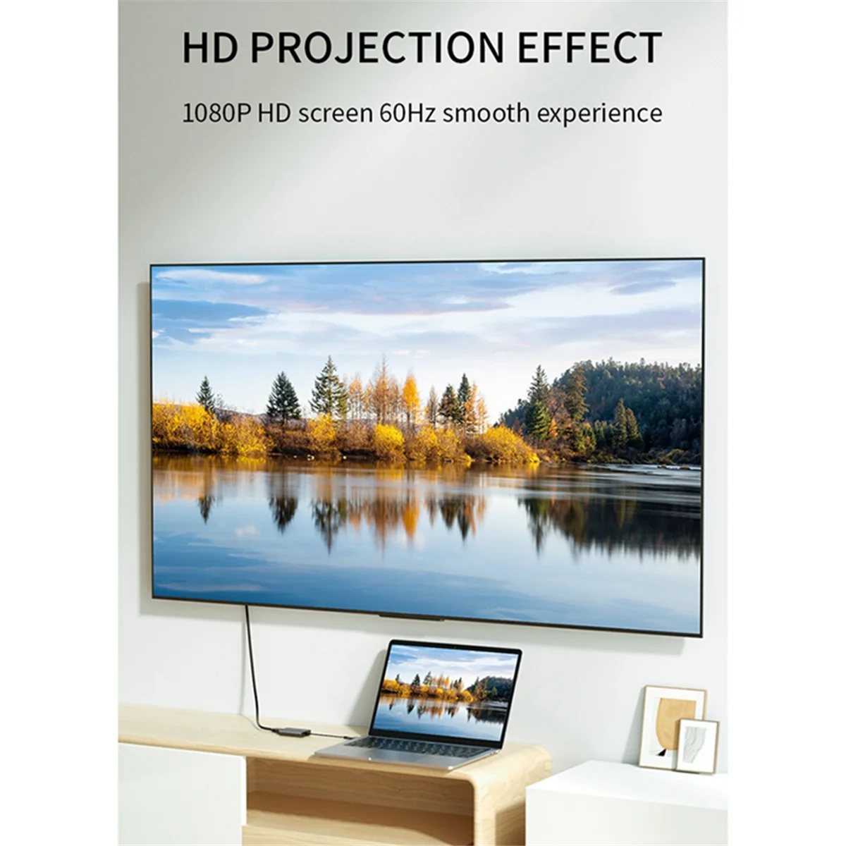 Convertitore HD 1080P 60Hz compatibile da USB 3.0 a doppio HDMI T05C-Type-C per display simultanei a doppio schermo