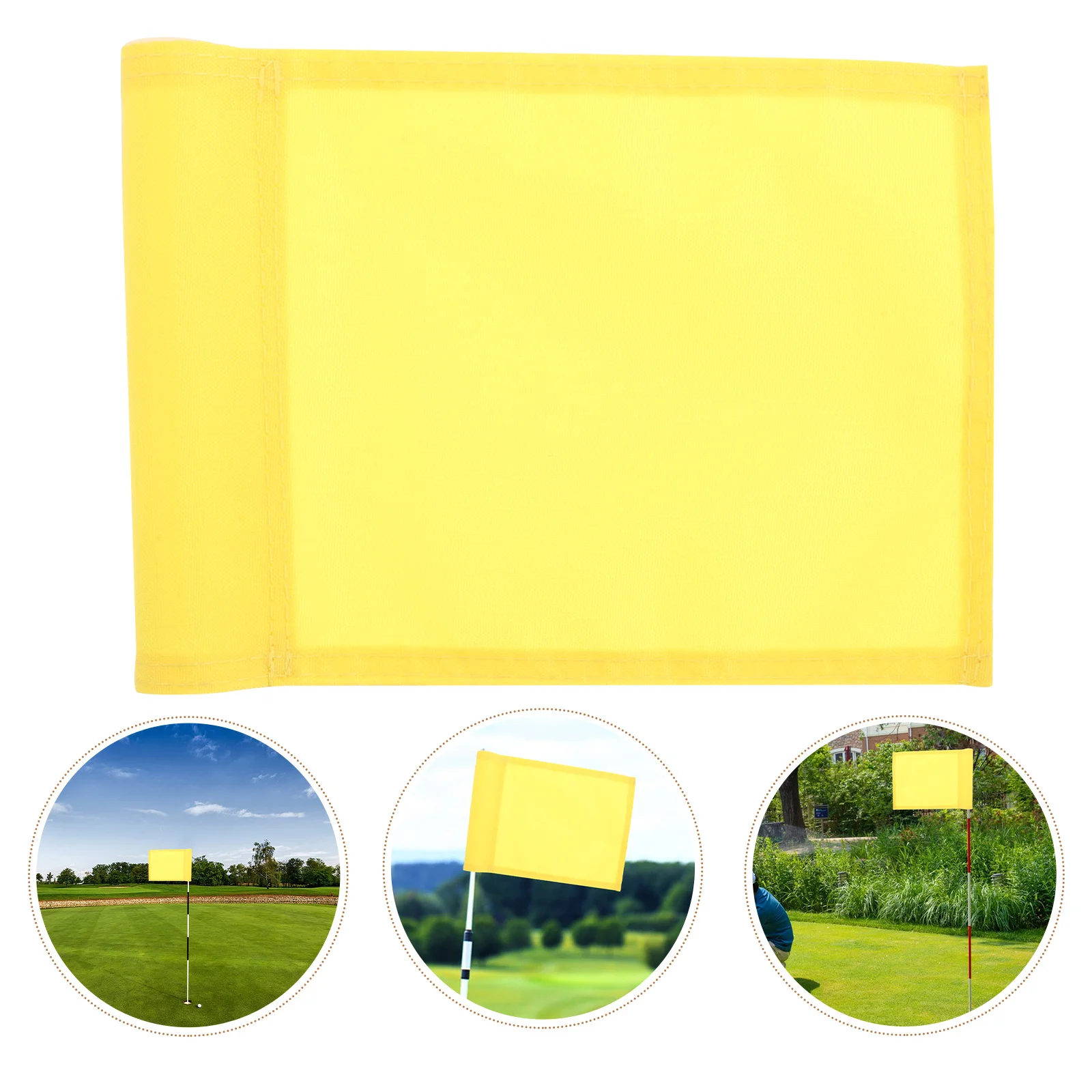 

1pc Flag For Green Practice Target Flag High Visibility Nylon Accessory Competition Portable Durable Lightweight Universal Use