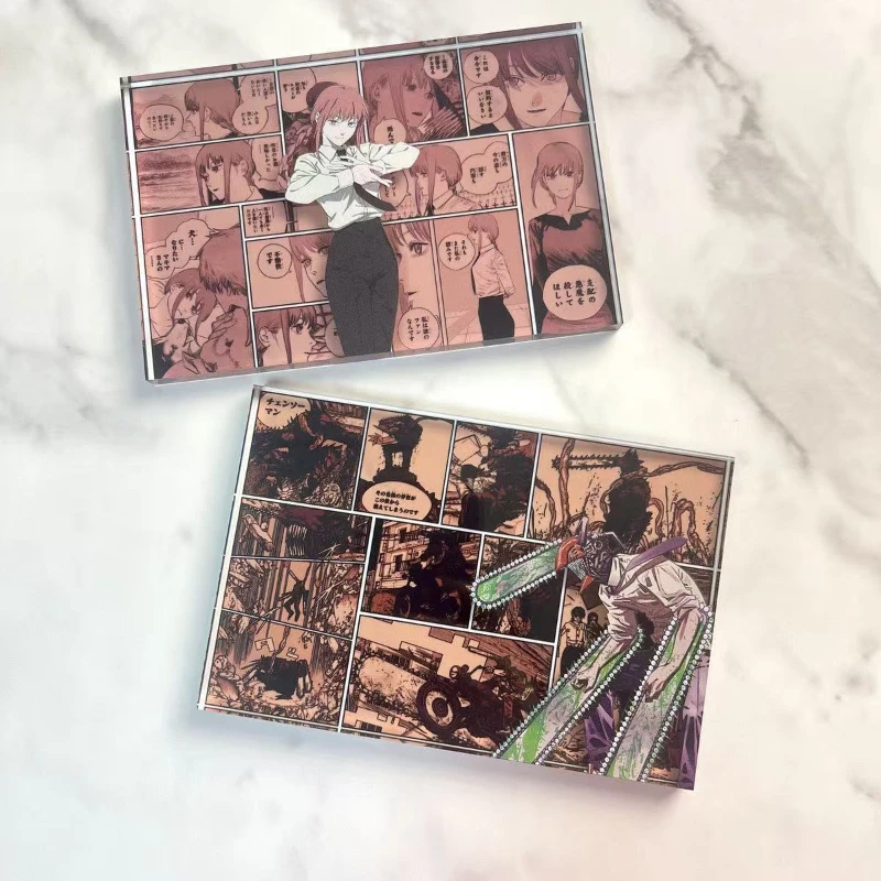 

Аниме Makima Mitaka Asa Reze Denji Hayakawa Aki Power, фигурка для косплея, подставка, акриловая кирпич, стоячая тарелка, орнамент, аксессуар, реквизит