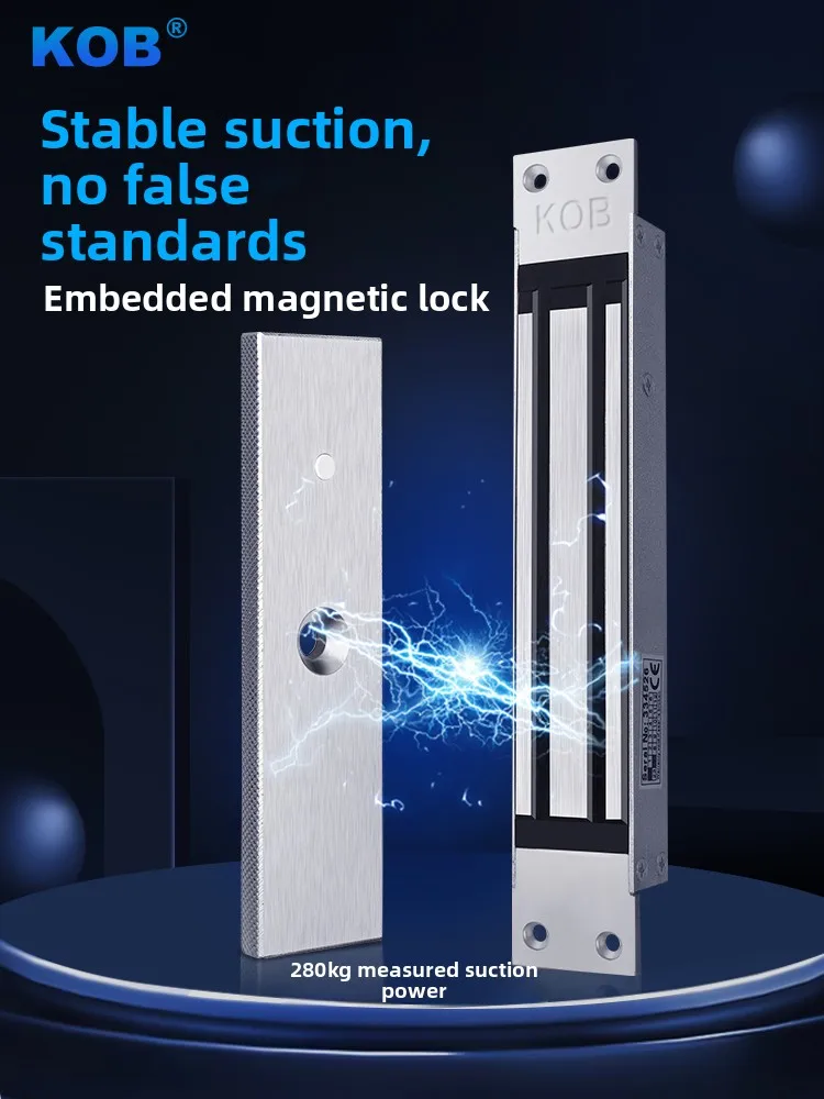 KOB280kg باب إعلان مجتمعي مخفي بباب واحد، مثبت على سطح قفل كهربائي للتحكم في الوصول #1