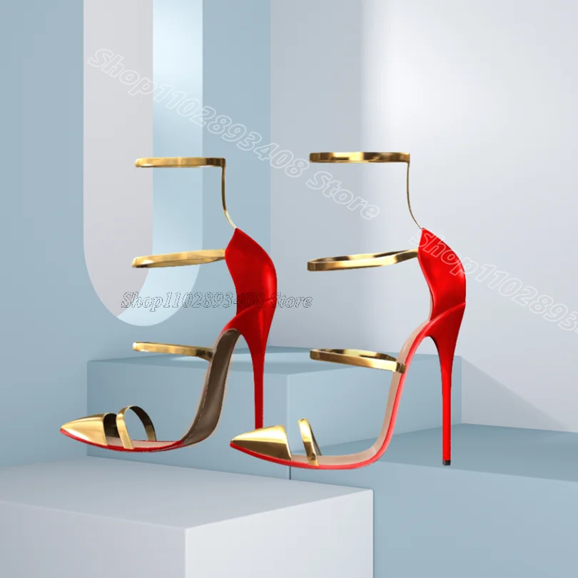 

Mixed Splicing Pointed Toe Sandals British Style Summer Design Women New Fashion Party Dress Sandals 2025 Zapatos Para Mujere