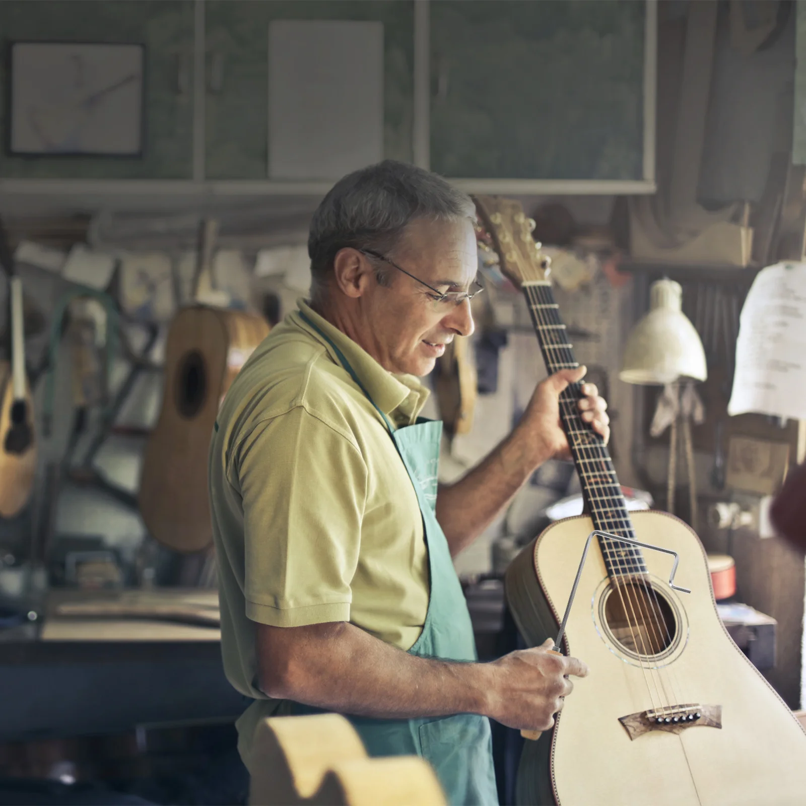 

4mm Truss Rod Wrench Durable Metal Wooden Handle High Performance Folk Classical Guitar Adjustment Tool R03 Truss Rod Wrench