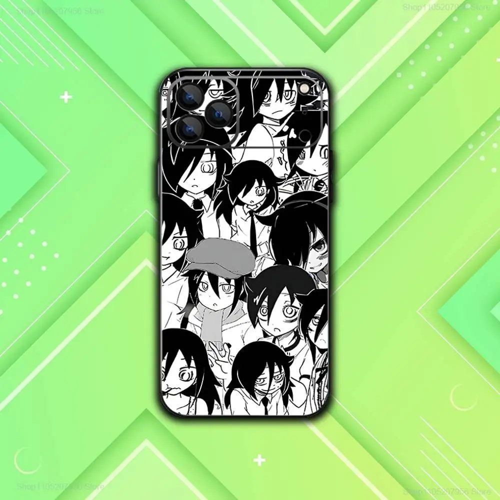 T-Tomoko K-Kurokis Cartoon Phone Case For iPhone 17,16,15,14,13,12,11,Plus,E,Air,Pro,Max,Mini Black Cover