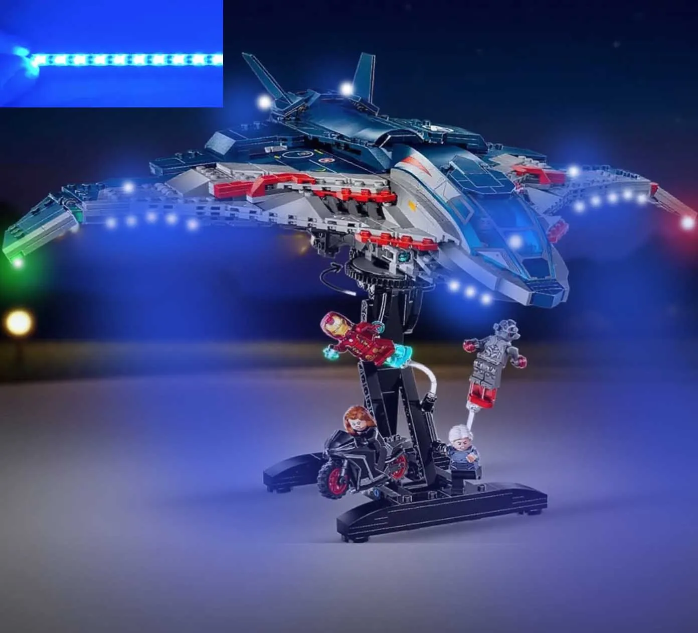 No LEGO, Just Light) USB Lights Set for Lego 76325 Mar-vel Aven