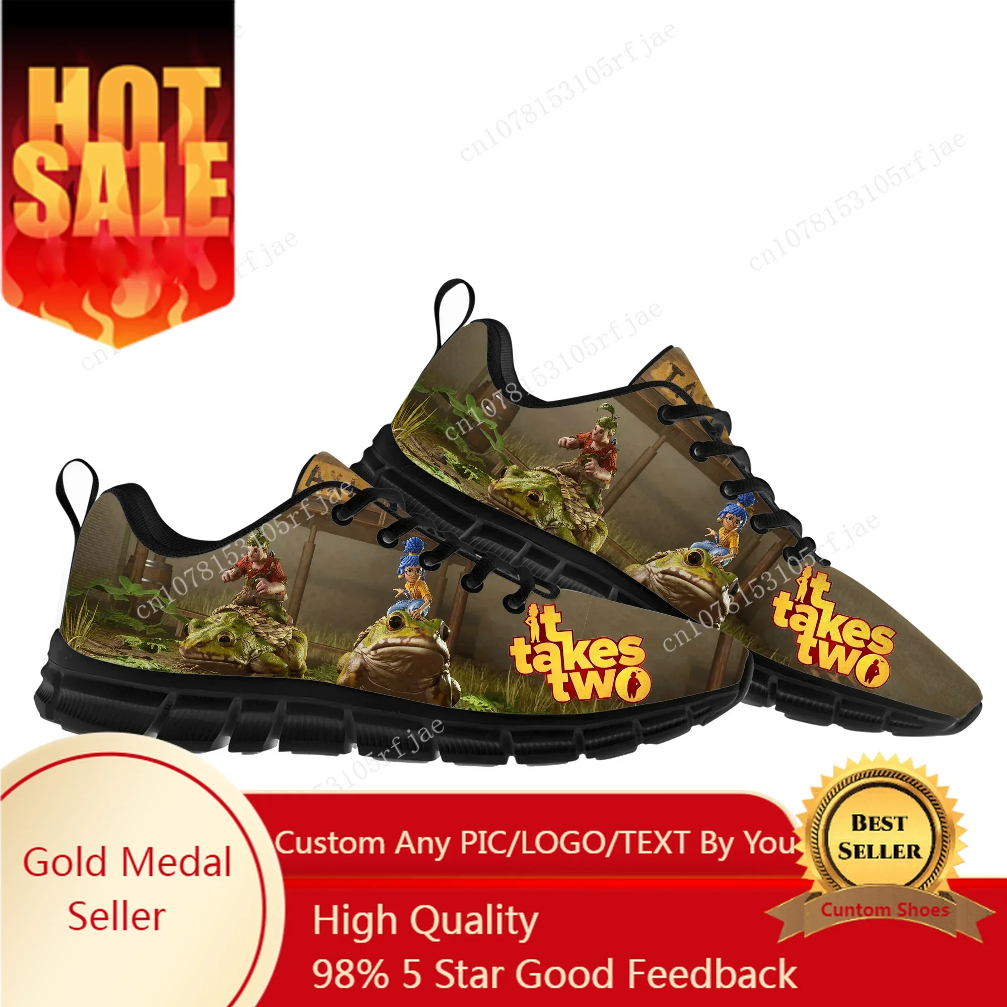 

Anime Cartoon Game It Takes Two Sports Shoes Mens Womens Teenager Sneakers Sneaker Custom Built Shoes