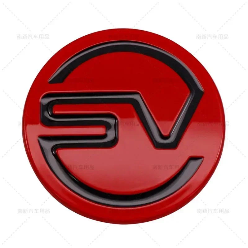 3D Metal SV Logo Car Rear Trunk Emblem Badge SVR Sticker Decals Accessories