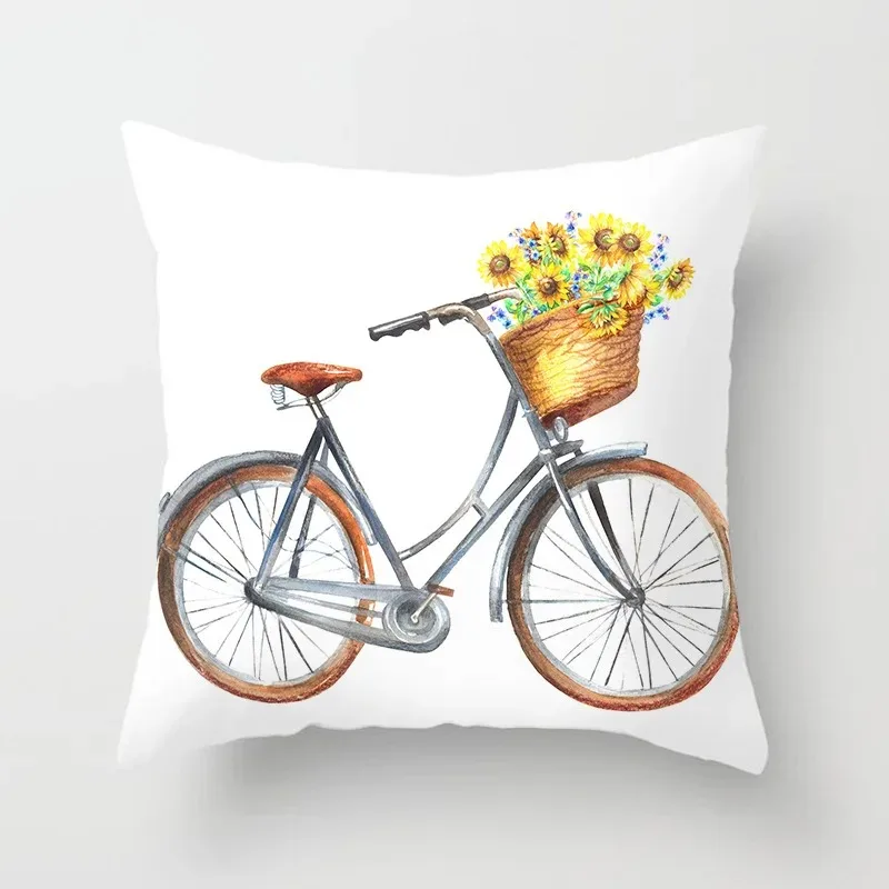 Sunflower Decorative Pillowcase Living Room Office Home Pillowcase Car Ornaments image 3