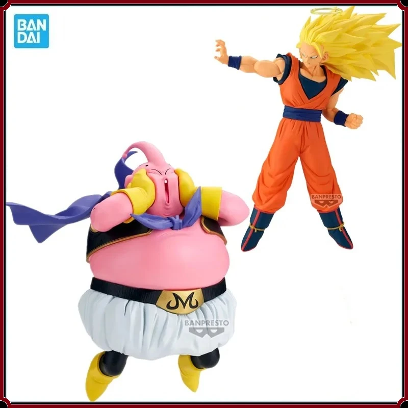 

Bandai Original Banpresto Dragon Ball Z Goku Majin Buu PVC Action Figure Collectible Model Anime Robot Match Makers Toys