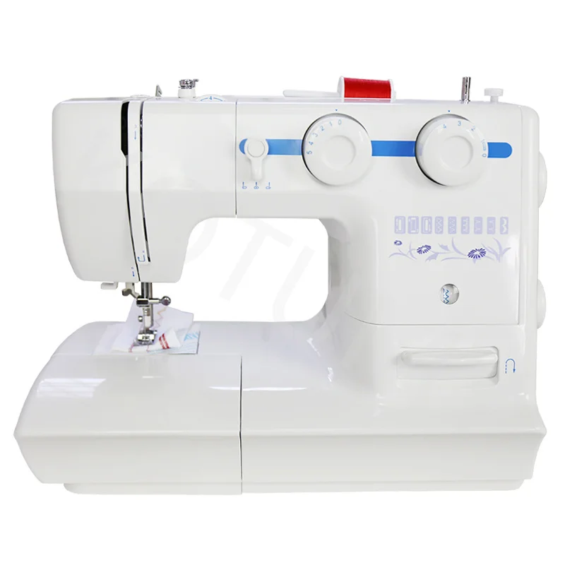 Heavy Duty Sewing Machine 8 Built-in Stitches Metal Frame Twin Needle Multifunctional 60W Household Novice Overlock Sewing Tools