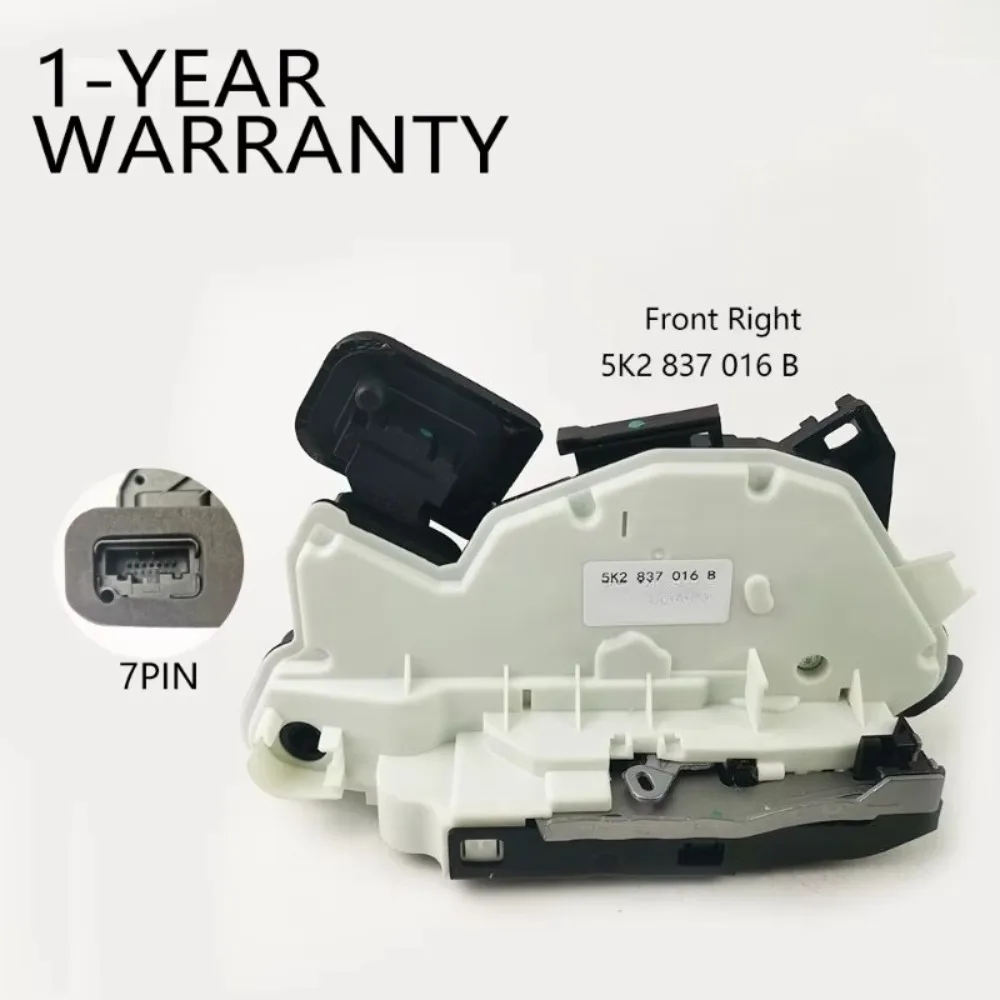 ZF-T Actuador de cerradura de puerta para coche, accesorio de conducción derecha para VW BEETLE GOLF JETTA 5K2837015B 5E2837015