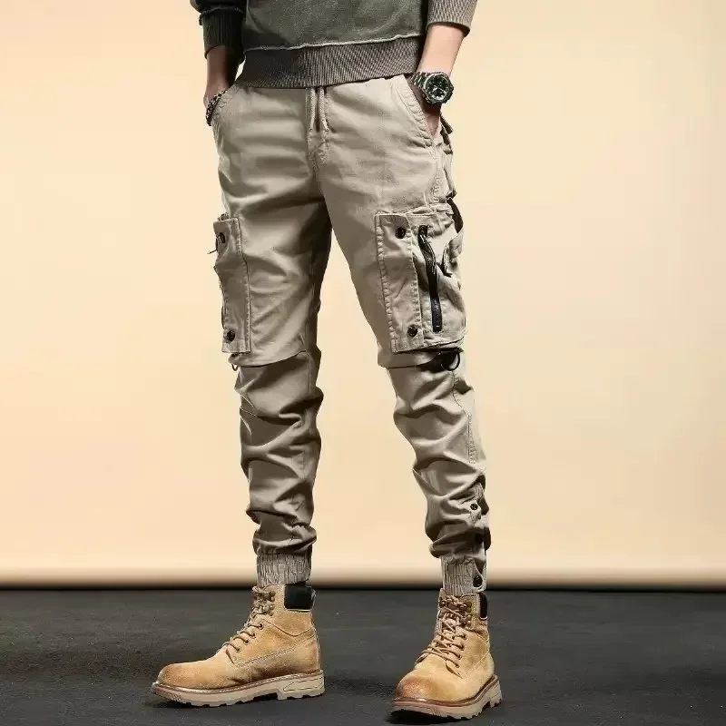 Macacão de tubo reto masculino, outdoor, calça casual tática de montanha, novo estilo funcional, 2023