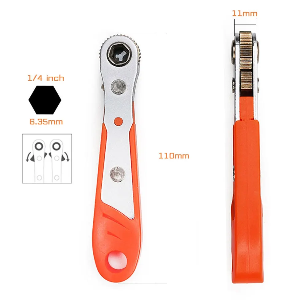 Mini Rapid Ratchet Wrench 1/4\