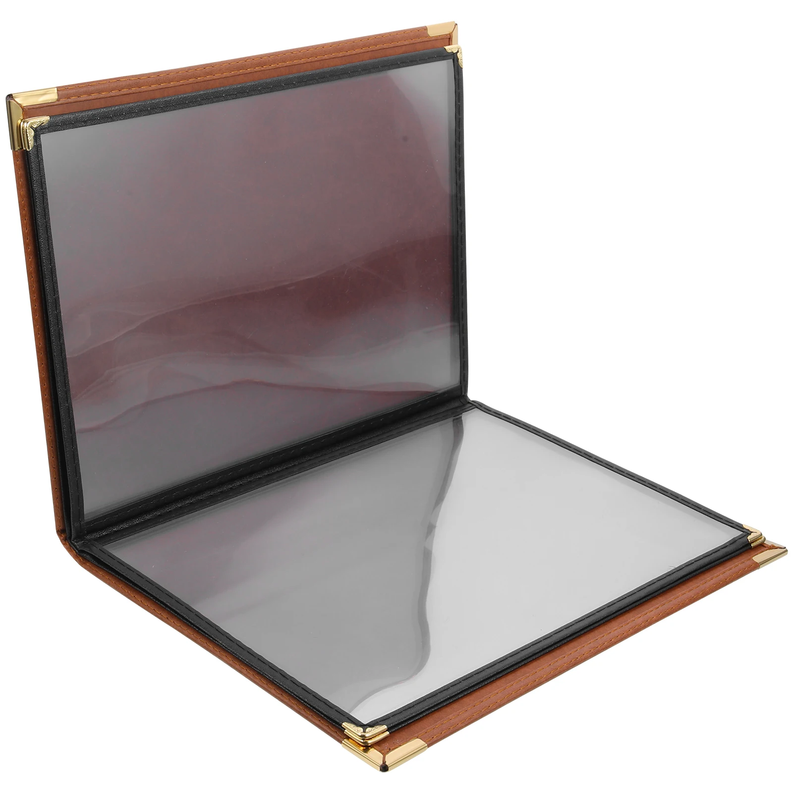 Menu Book Clear Pvc Menu Covers For Restaurant Hotel Coffee Bar Transparent Protector Holder Durable Waterproof Easy Clean