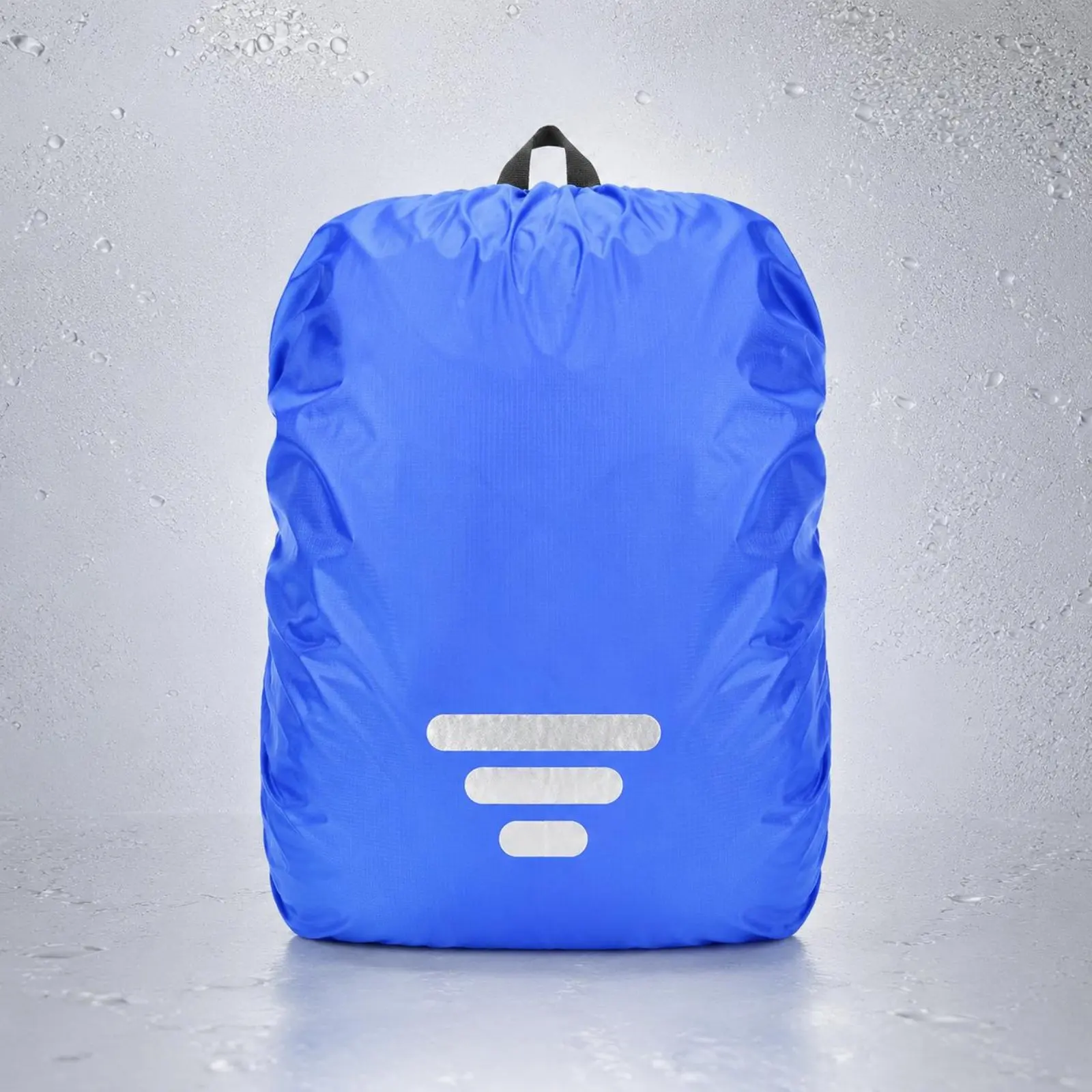 Reflective Backpack Rain Cover High Visibility Waterproof Backpack Cover Outdoor Accessory Compact Storage Dustproof for Travel