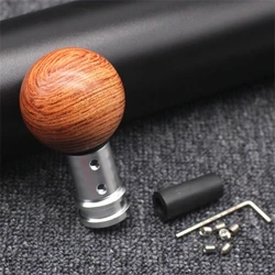 Car Universal Gear Shift Knob Manual Gear Lever Knob  Peach Wood Gear Shifter Knob Lever AT MT