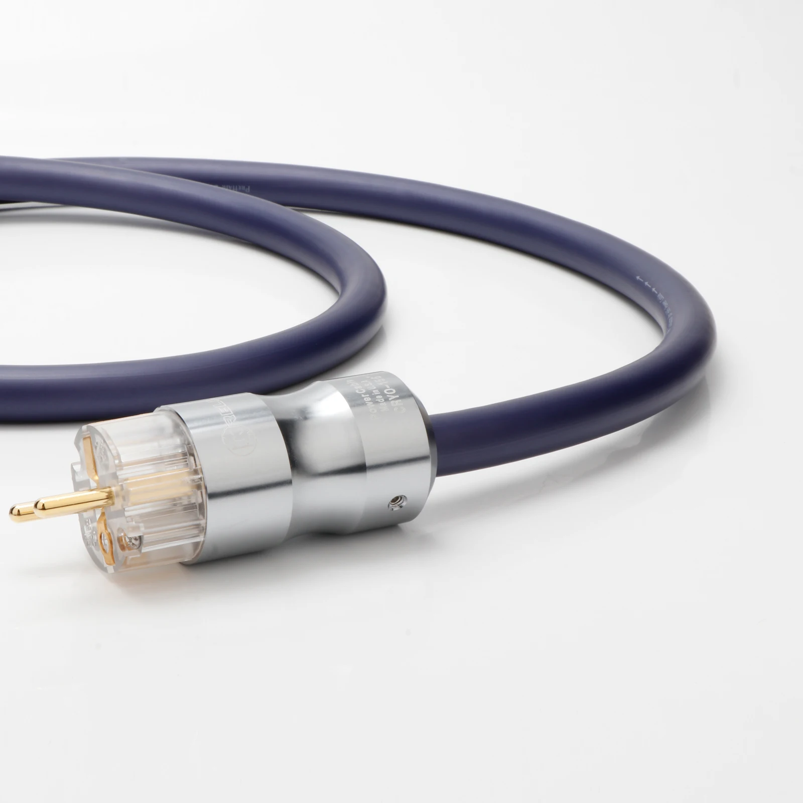 Preffair-Cable de alimentación SCHUKO de cobre D503 OFC, enchufe europeo chapado en oro, HIFI, para DVD, CD, AMP Line