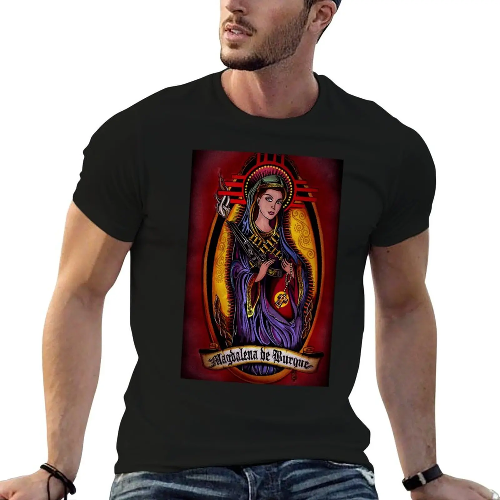 

Magdalena De Burque T-Shirt man t shirt designer t shirts for man graphic tees man t shirt heavy cotton T-shirt