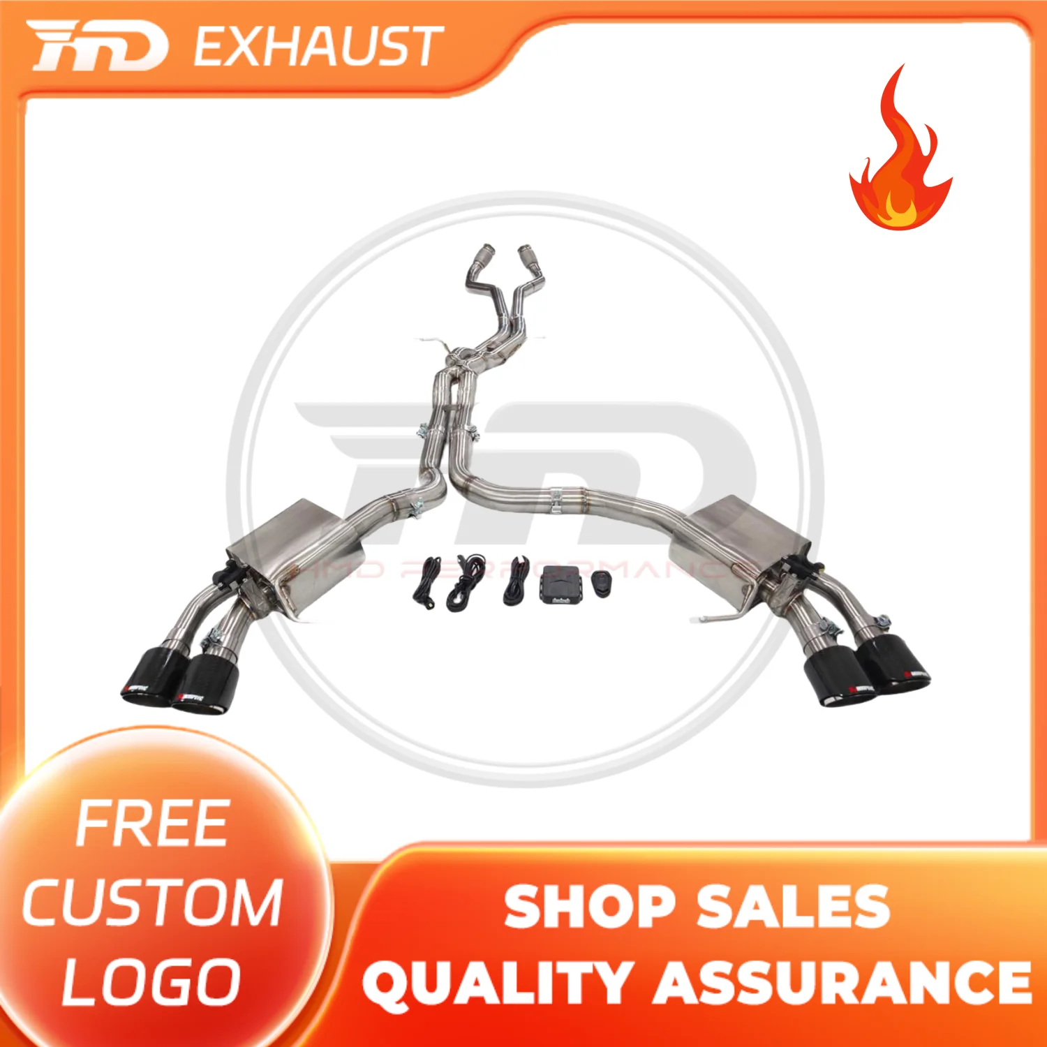

HMD Exclusive customization Stainless Steel Exhaust System Performance Catback for Porsche Macan Turbo 3.6T Car Muffler