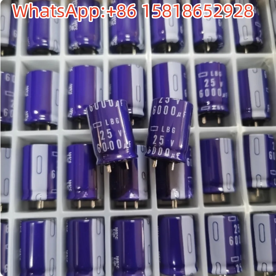 10Pcs 25V6000UF 18X… - image