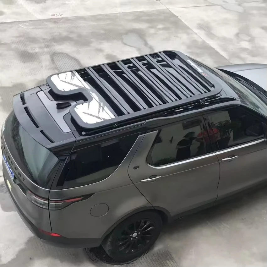 

FOR Land Rover Discovery 5 Roof Rack Aluminum Alloy Luggage Rack Land Rover Discovery 5 Roof Platform Roof Luggage Rack