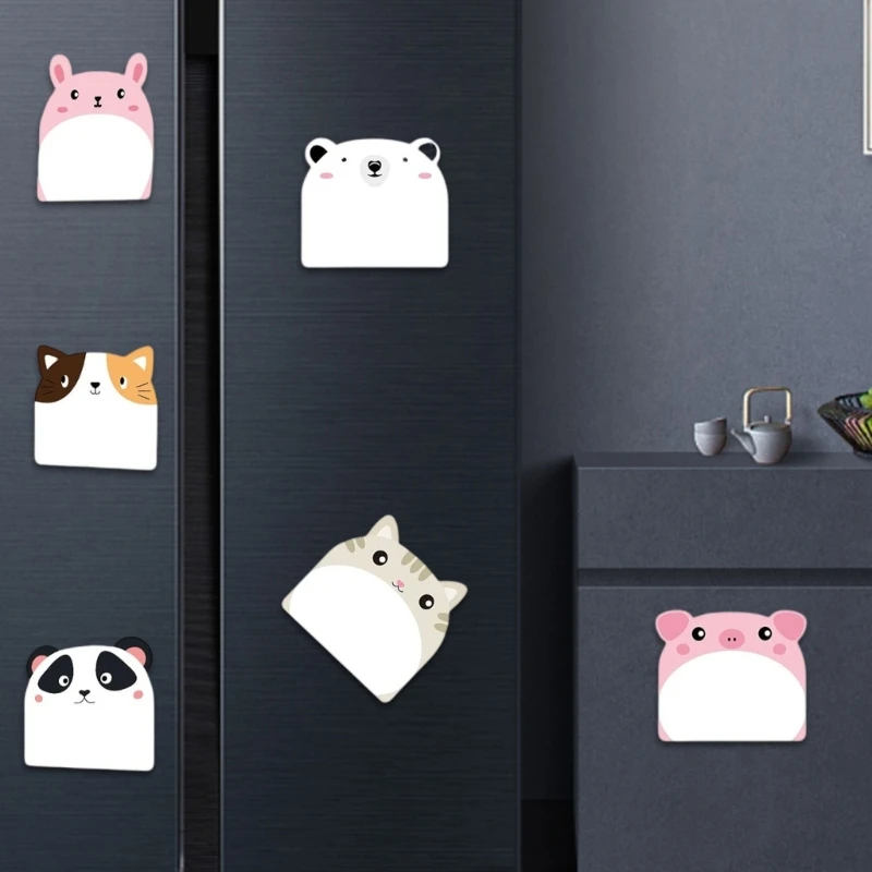12x Милые Животные Стикеры для заметок Мультяшные панды Стикеры для заметок маленькие Стикеры для заметок школьные принадлежности самоклеящиеся блокноты