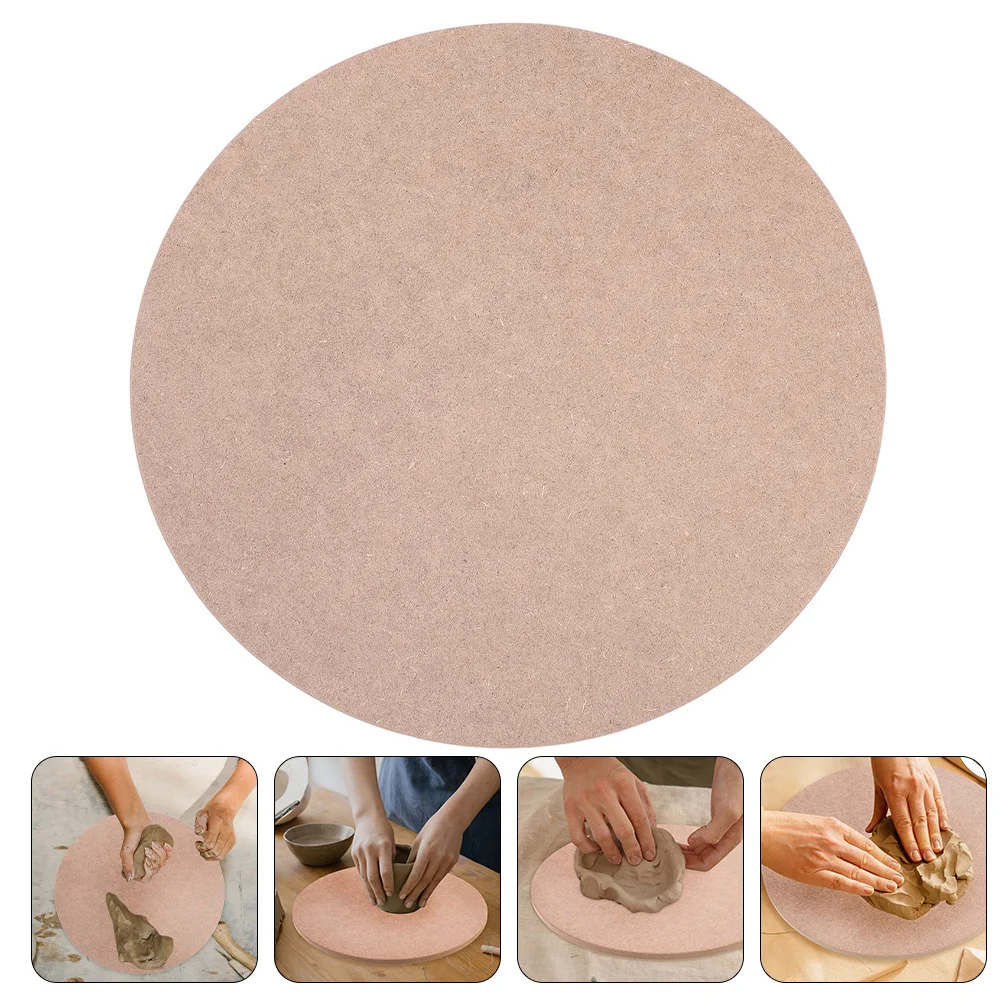 Ceramic Tools Density Board DIY Clay Sculpting Plate Plaster Wedging Unfinished Circles for Pottery Round Discs Crafts Base