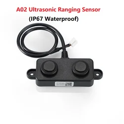 Sensor de rango ultrasónico para medir el nivel de agua, dispositivo resistente al agua IP67, PWM, UART, RS485, 3-450cm, para arduino, Raspberry Pi, DYP-A02YY