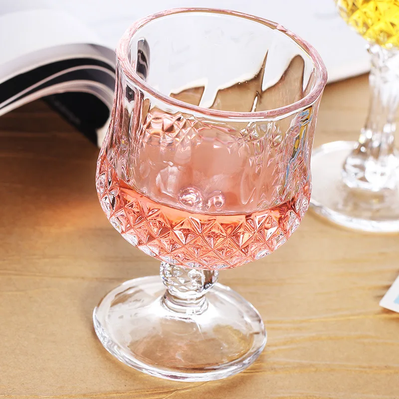 1pcs tallboy Wine Glass Lead-free Crystal Cups High Wine Cup Bar Hotel Drinkware Brand Vaso  Capacity Beer Glass