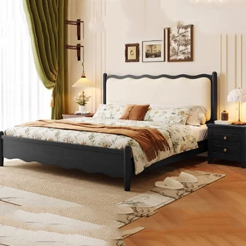 

Wooden Girls Bed Bedroom Queen Double Baby Luxury Children Modern Design Floor Bed Sleeping Letto Matrimoniale Hotel Furniture