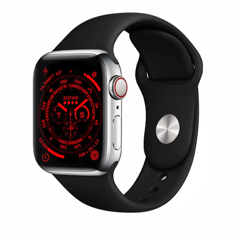 Silicone Strap For Apple Watch Band 45mm Ultra 2 49mm 44mm 41mm 42mm 40/38mm sport bracelet iwatch series 9 8 7 6 5 4 3 se strap