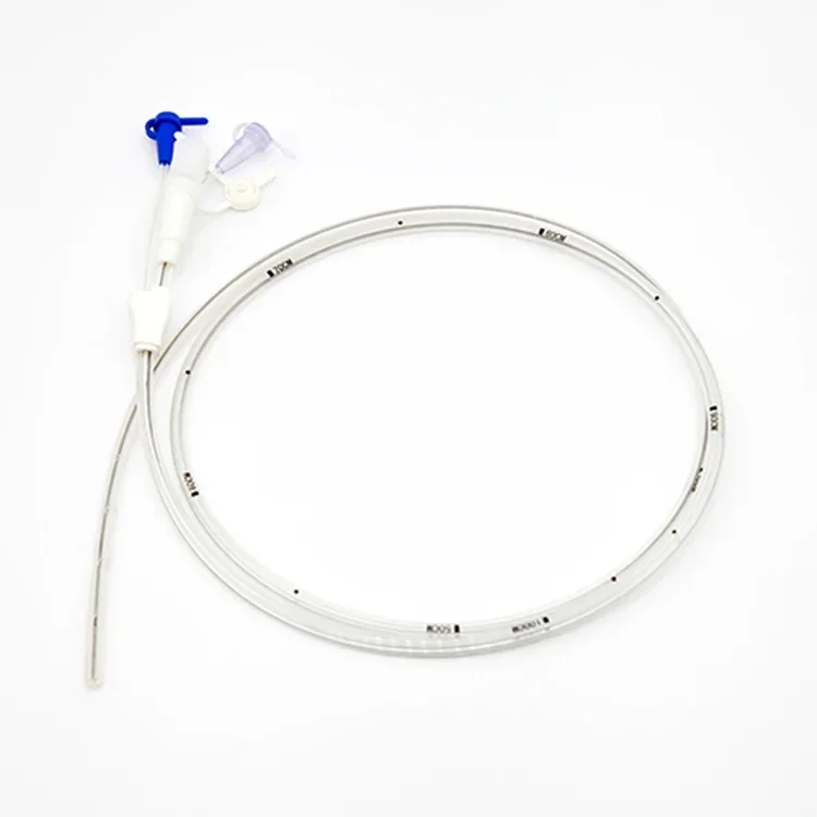 Quality And Quantity Assured Disposable Sterilized Hydrophilic Coating Stomach Feeding Tube Gastric Catheter