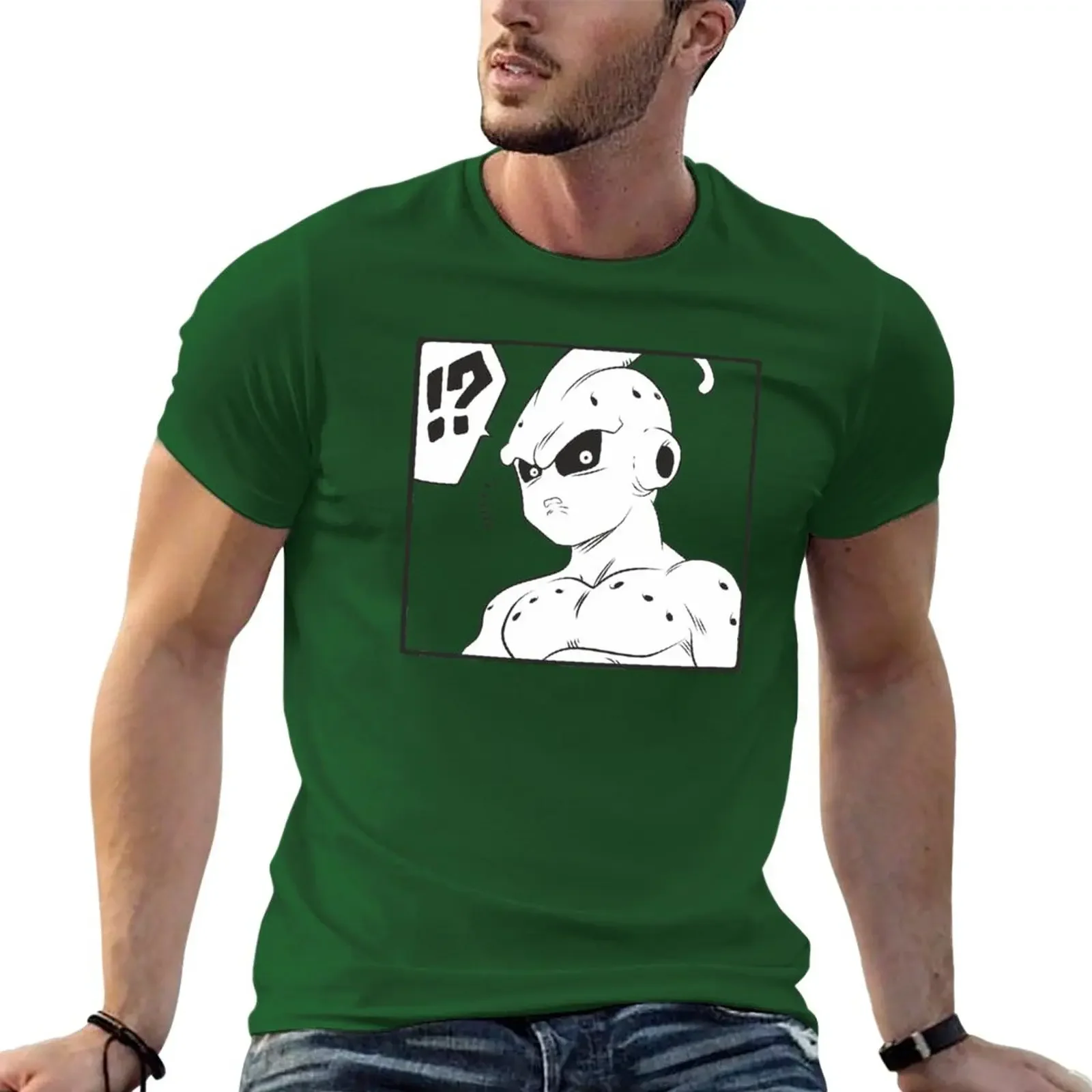 Summer Clothes Tee Shirt Graphics Men Clothes Kid Buu Manga Style T-Shirt Oversized Men Clothing Harajuku Funny Cotton New Top image 5