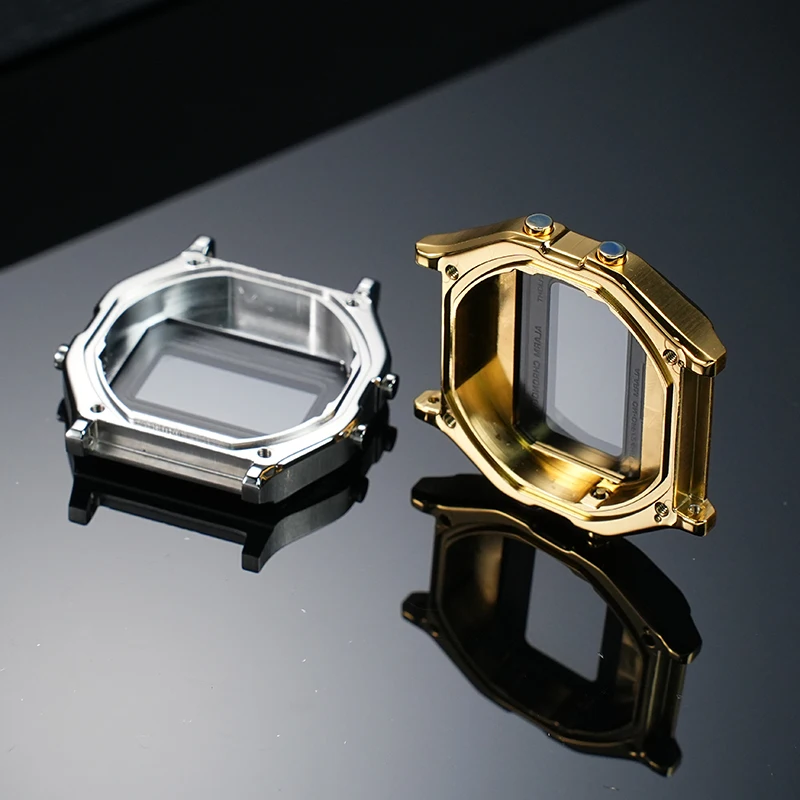 CASIO A158 F91 メタルケース化 カスタム For Casio A158 A159 Modified Stainless Steel Watch Case F91