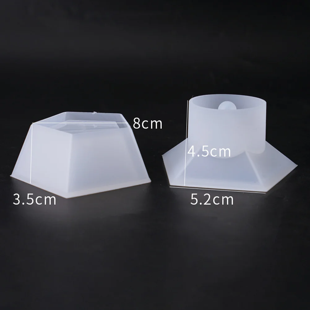 قالب صندوق تخزين المجوهرات من السيليكون على شكل ثلاثي الأبعاد لمشاريع الحرف اليدوية سهلة الإصدار وقوالب متعددة الوظائف مضادة للتشوه