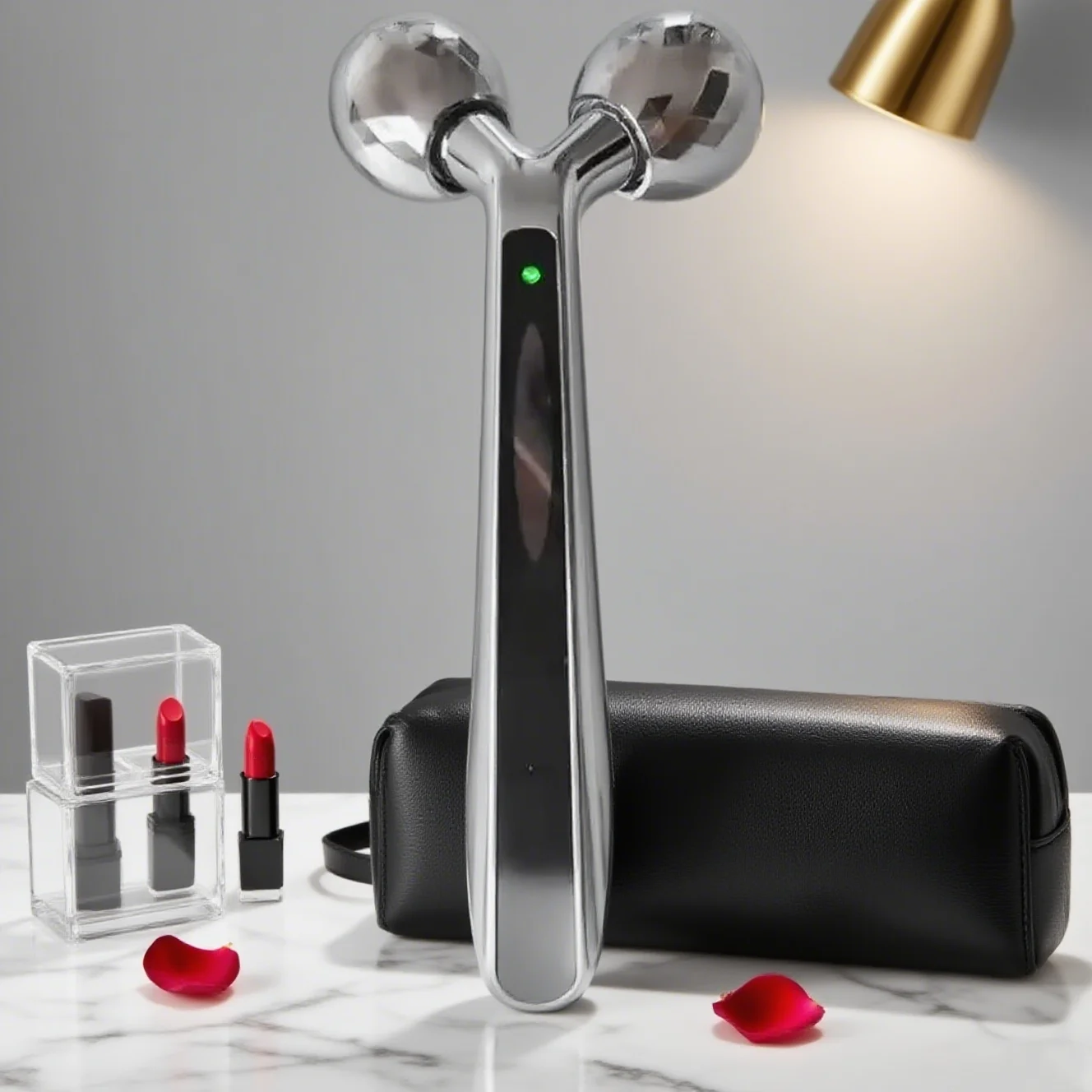 

3D роликовый массажер для лица, релаксация всего тела, Y-образный вращающийся на 360° антивозрастной укрепляющий массаж кожи, инструмент для ухода за кожей