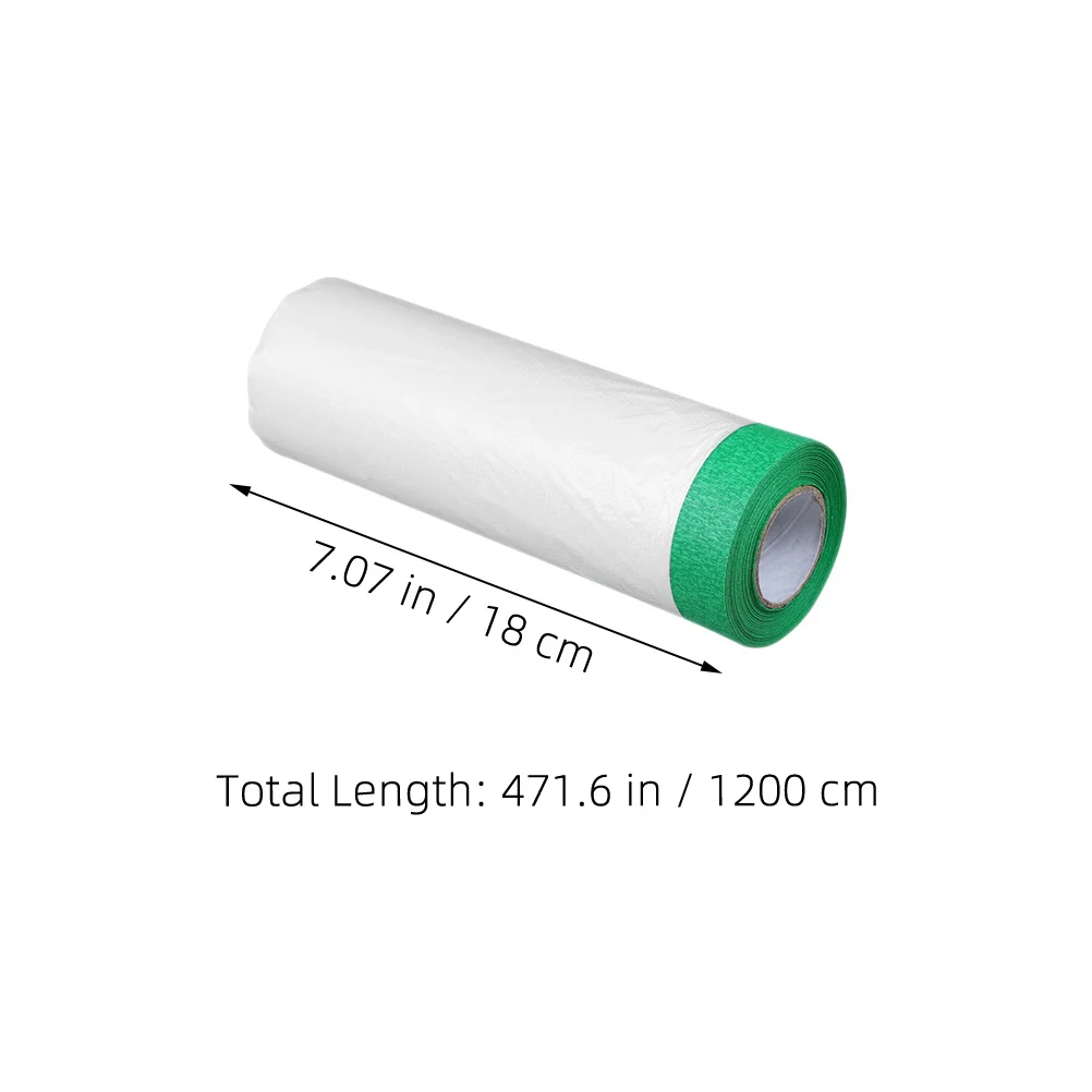 غطاء بلاستيكي لفيلم إخفاء طلاء السيارات الاحترافي للرسم متعدد الوظائف لتزيين الأثاث وحماية الجدار #5