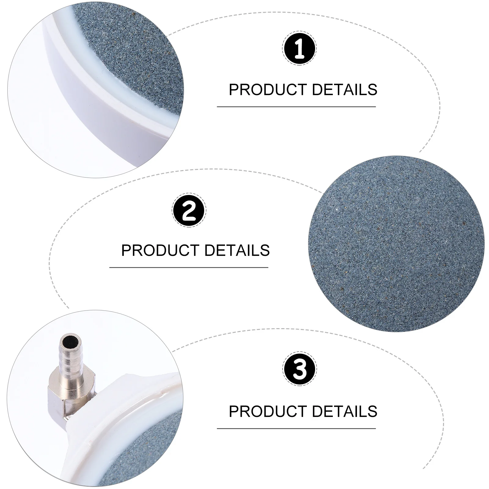 

1Pcs Air Stone Premium Material Durable Aquarium Fish Tank Oxygen Diffuser Bubbler Hydroponic System Pond Bubbler