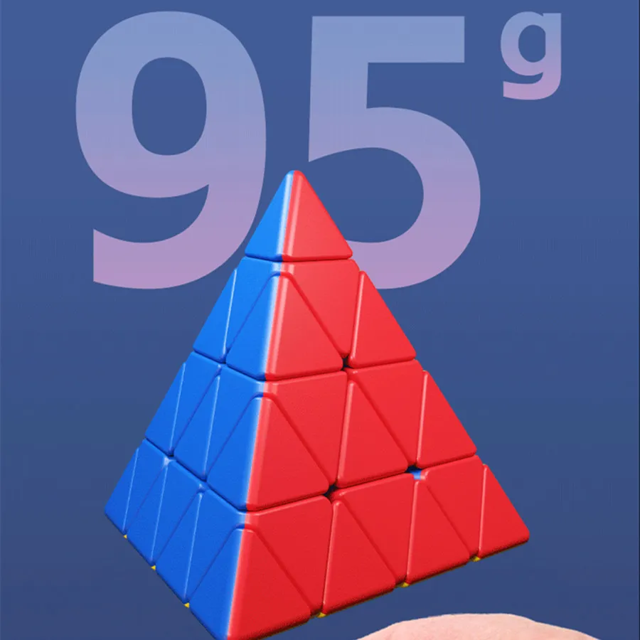 Shengshou Mastermorphix 4x4 pirámide aprendizaje y rompecabezas educativo Cubo mágico juguetes para niños regalo