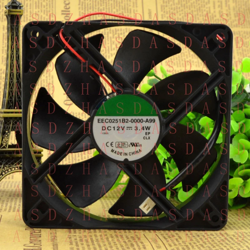 

Вентилятор охлаждения SUNON EEC0251B2-0000-A99 12В 3.4Вт 12см 12025, 2-проводной, бесшумный