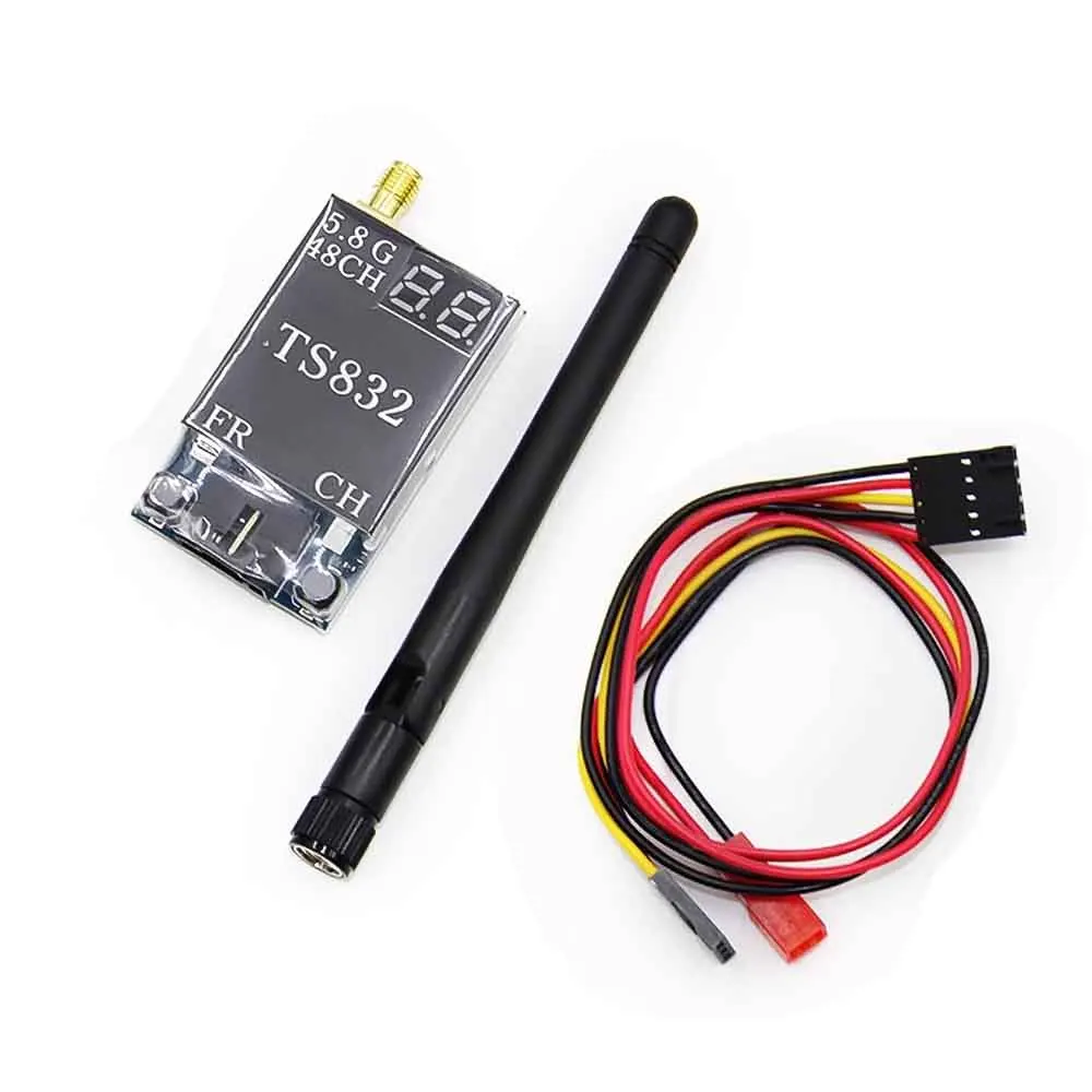 TS832 Image Transmission 48 Frequency Point 5.8G Transmitter 600MW RC832 Receiver W/1000TVL Camera