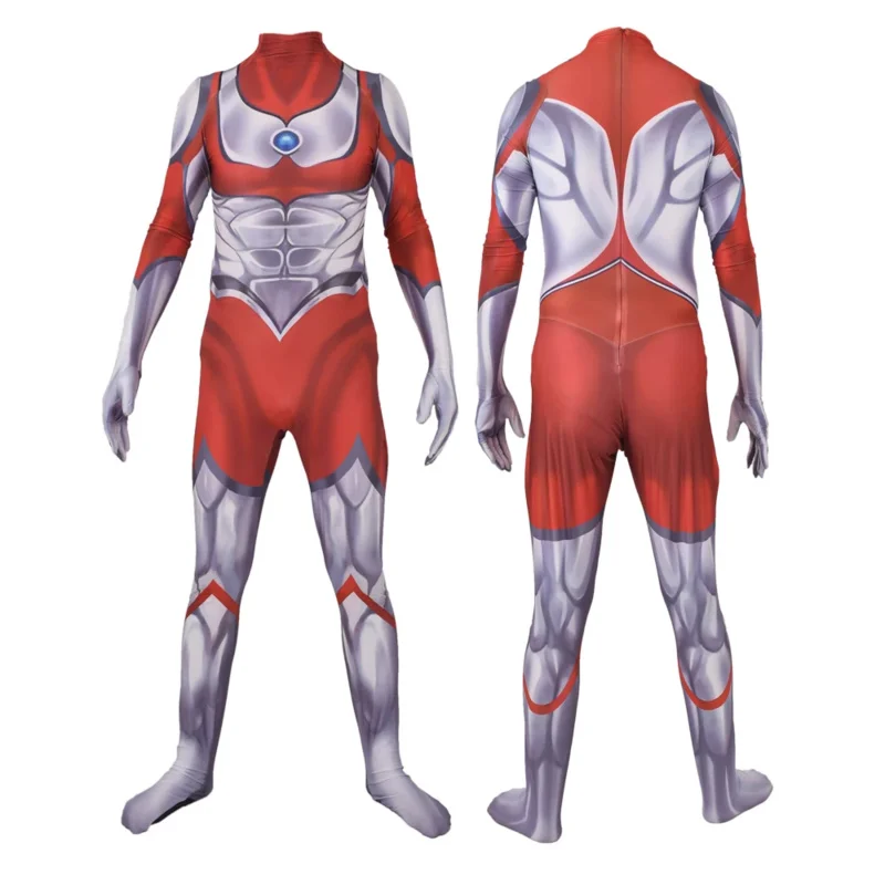 WAT89 Halloween adults kids Cosplay Costume Tiga Superhero Orb Zentai Bodysuit Ultraman New 2025