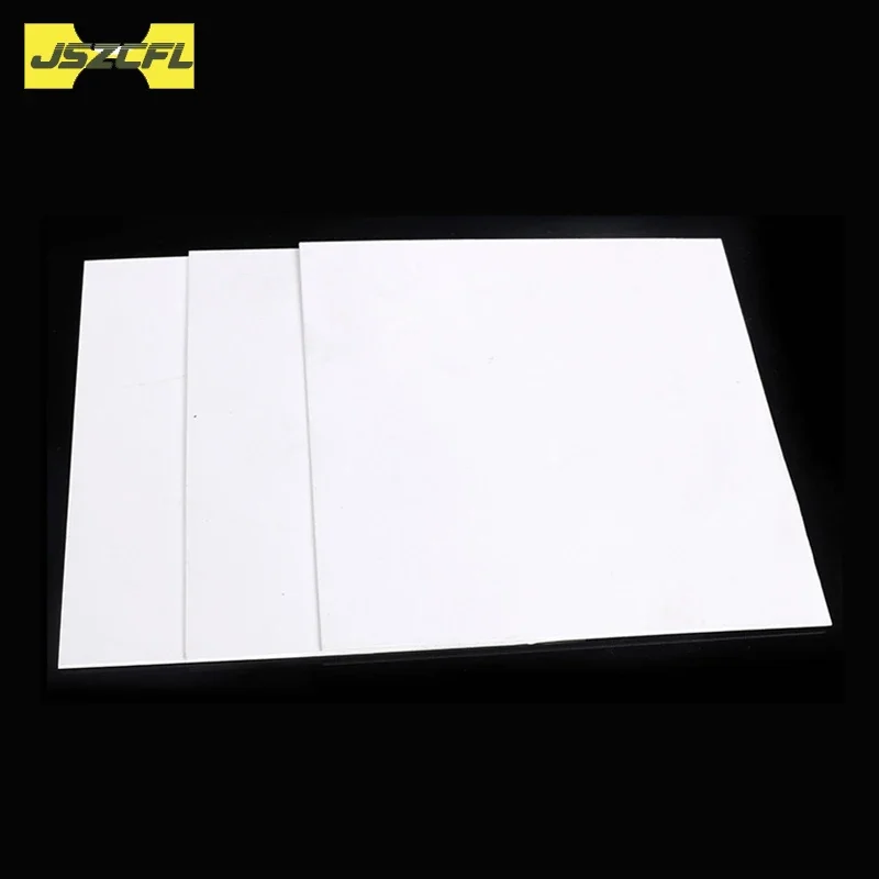 10PCS 200x200mm PVC Board Thickness 0.4mm 0.5mm 0.8mm 1mm Plastic Plate White