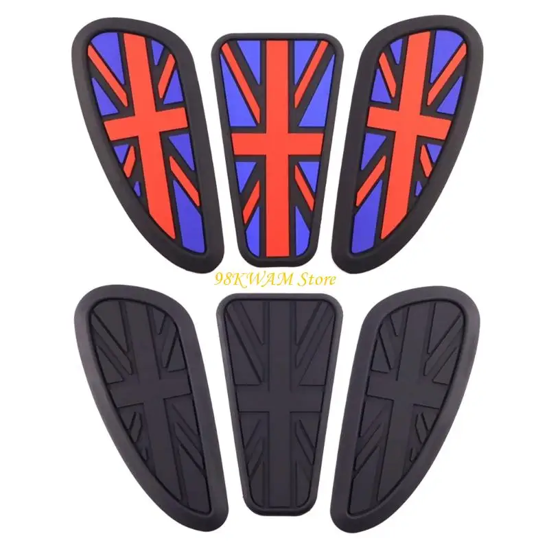 

68UF Adhesive Protectors Pad for Motorcycle Gas Sticker Knee Pad Grip Decal Protectors Sheath