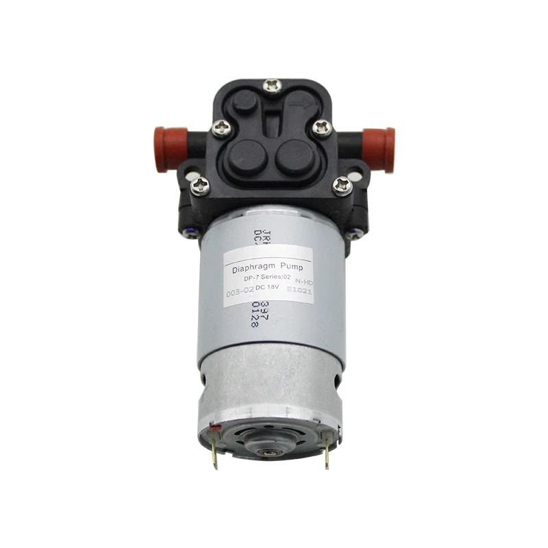 555 Motor 18V Diaphragm Water Pump 8bar High Pressure 12-24V with Water Gun Storage for Cleaning  Diaphragm Water Pump