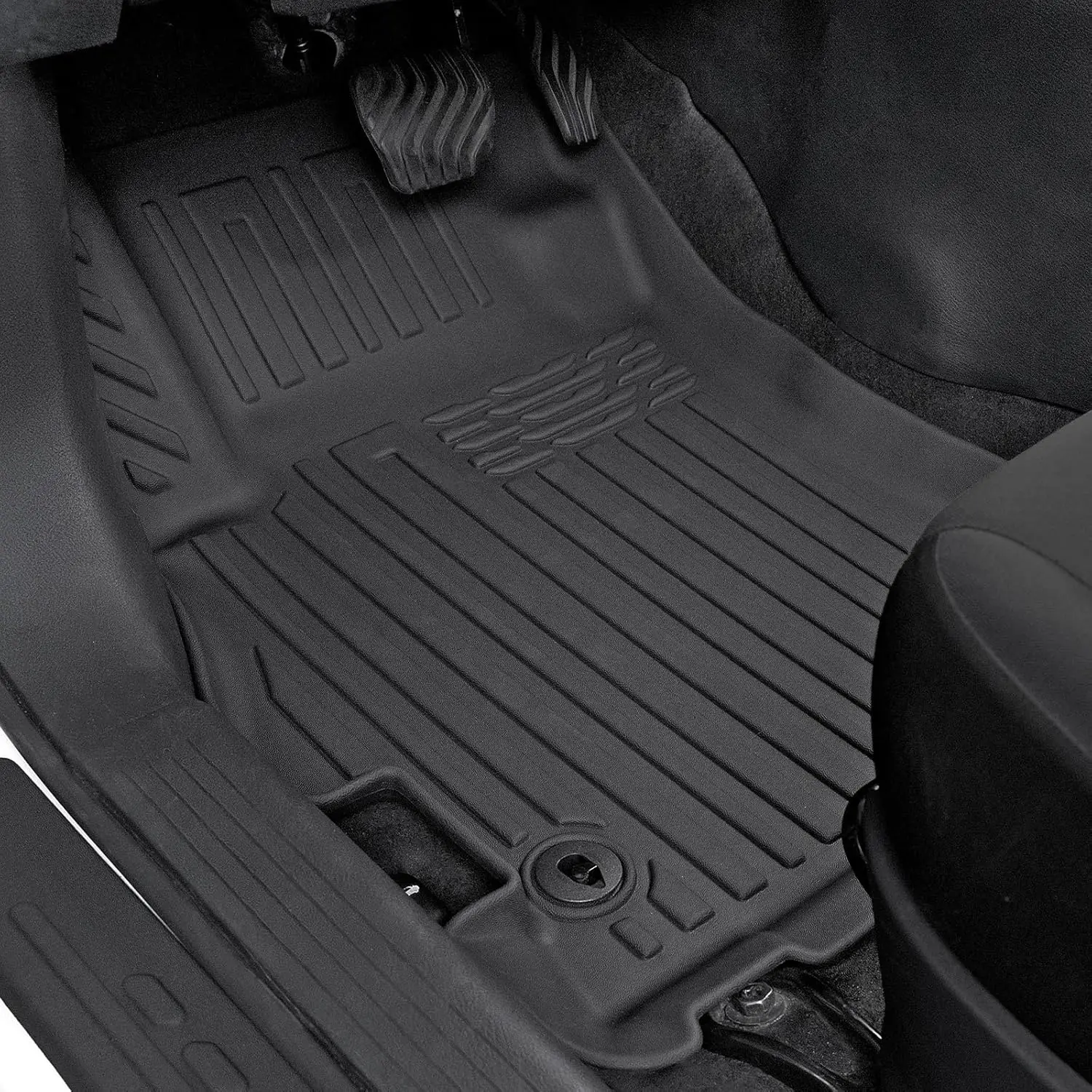 All-weather floor mats, trunk cargo liner and door sill guards for Nissan Versa 2020-2026, full coverage set