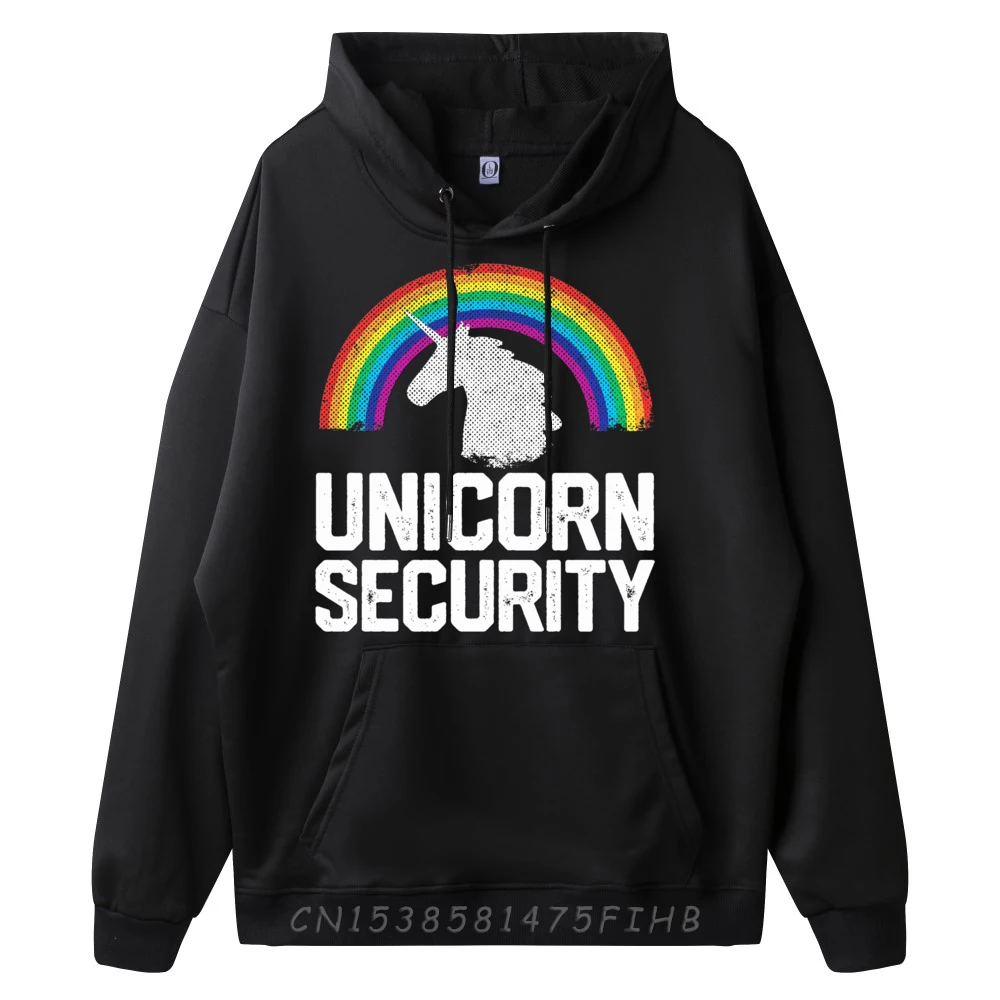 Funny Halloween Costume Unicorn Security Rainbow Dad Fall Clothes Aesthetic Man Men's Shirt Aesthetic